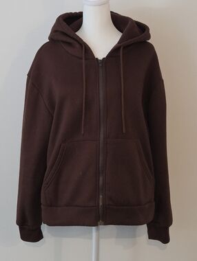 SHEIN Brown Sherpa Jacket